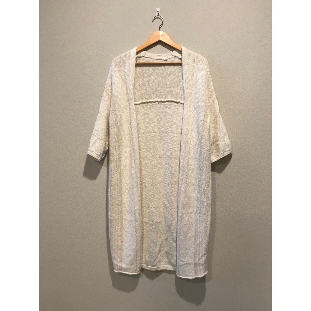 Gap Ivory open tunic sweater